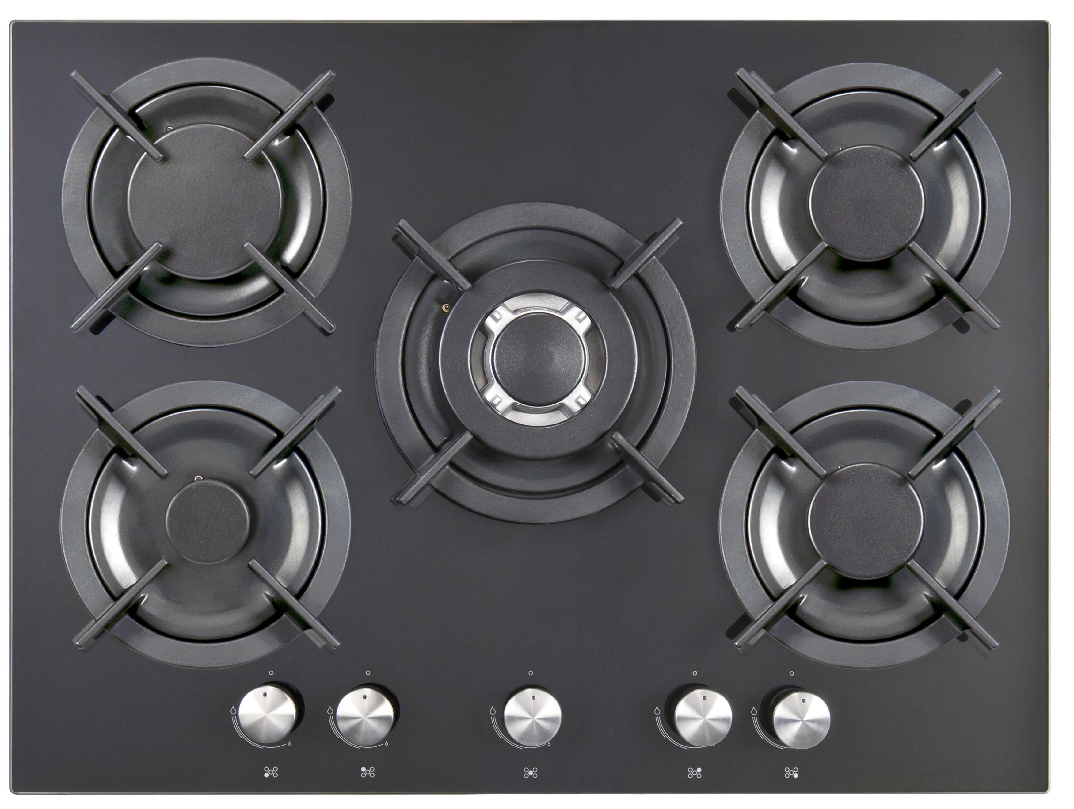 Gas cooker hob installation