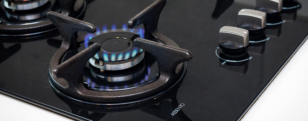 Gas cooker installation